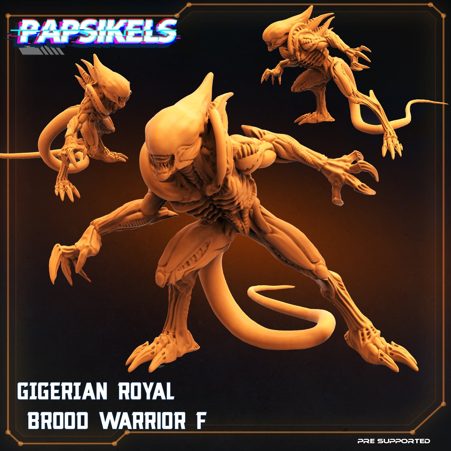 Gigerian royal brood warriors