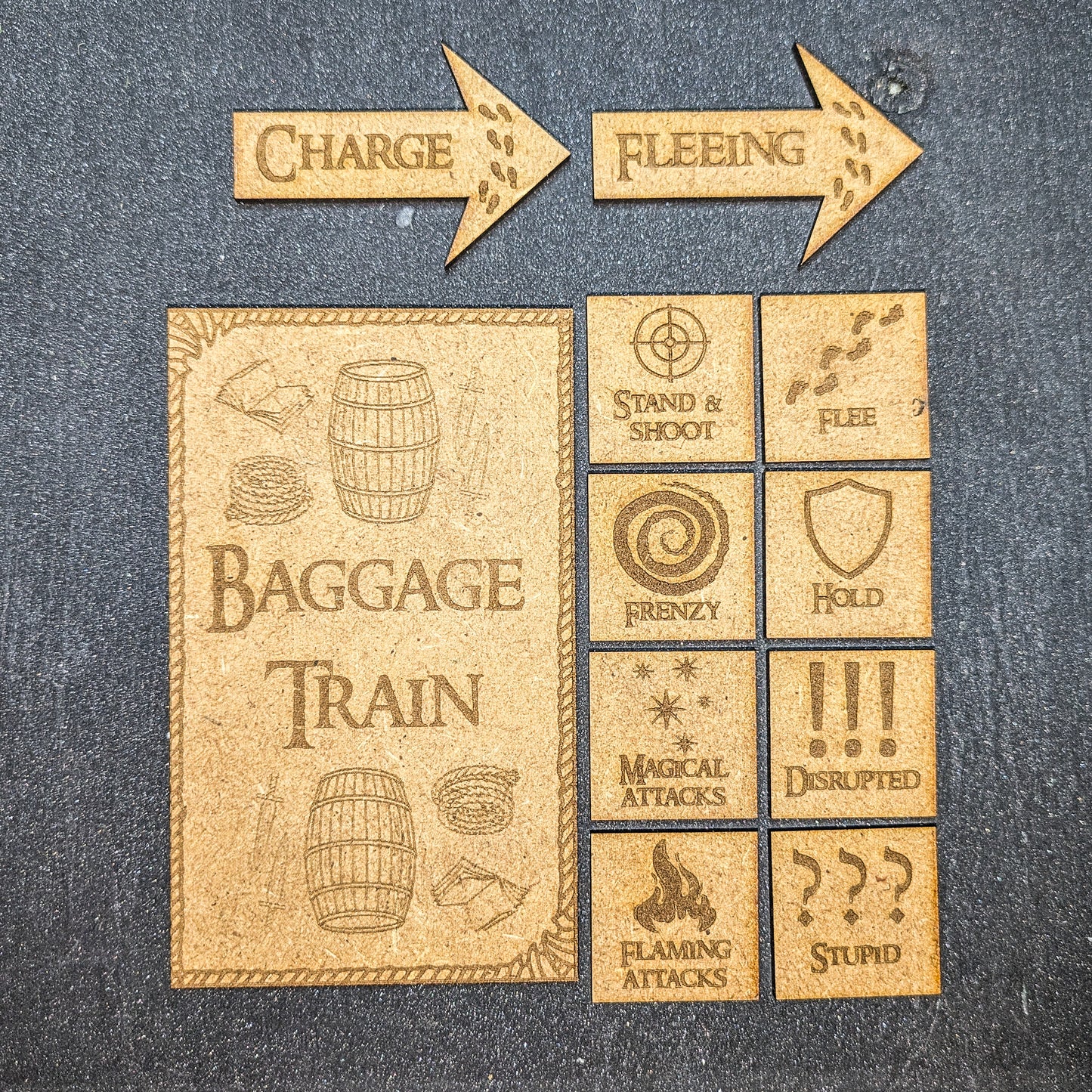 The Old World – Token-sett i MDF