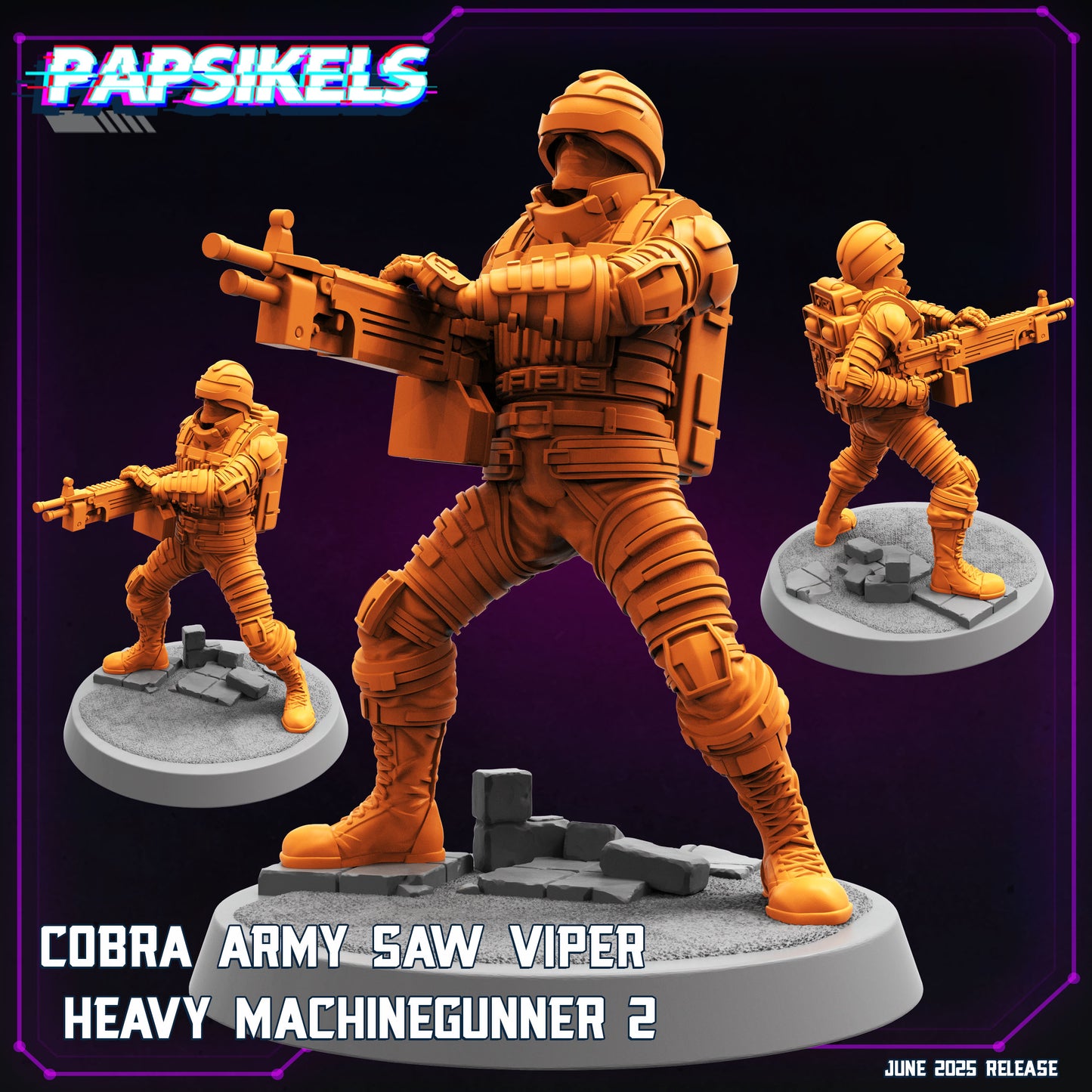 Cobra army machiner gunners