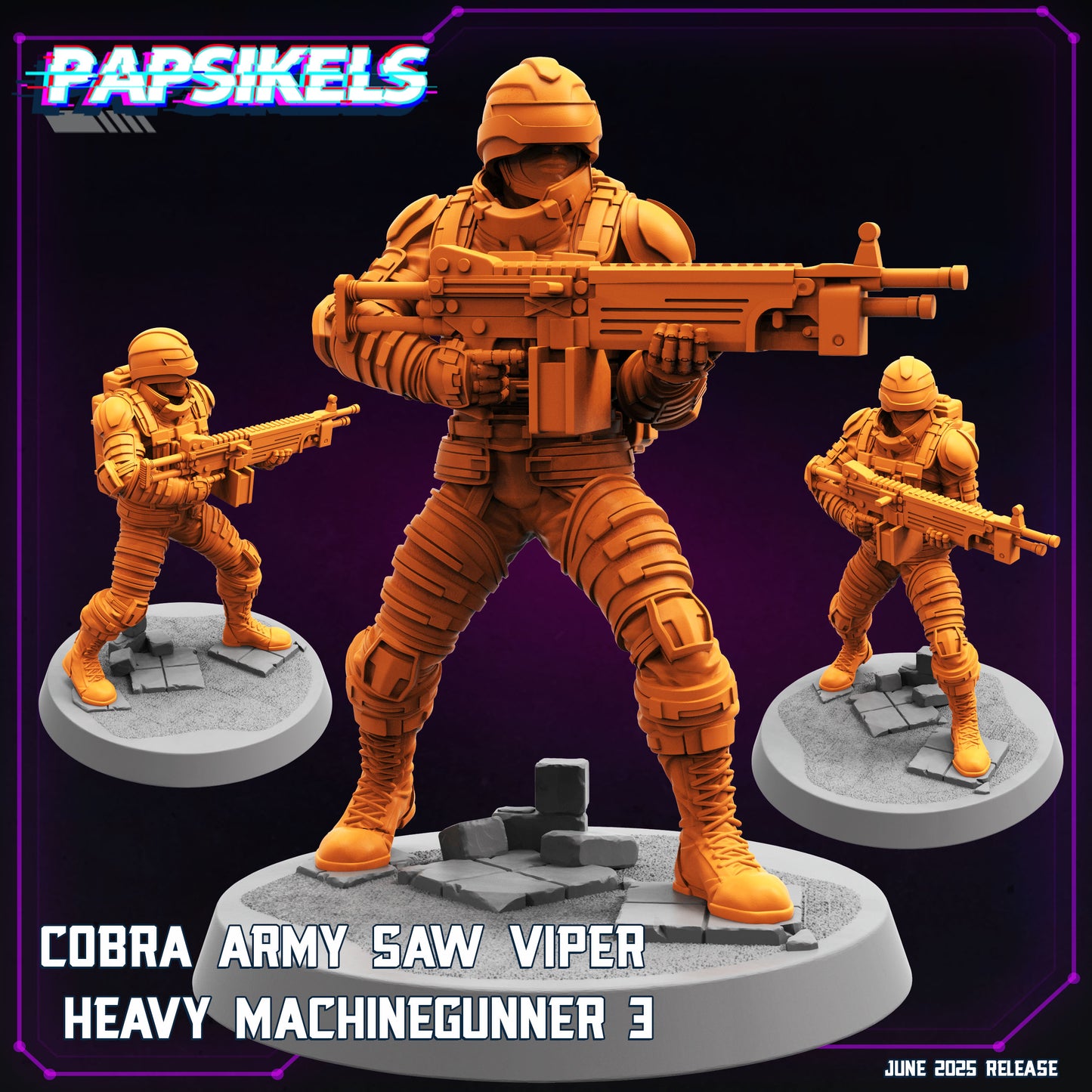 Cobra army machiner gunners