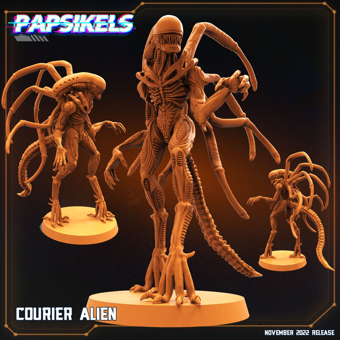 Gigerian courier alien