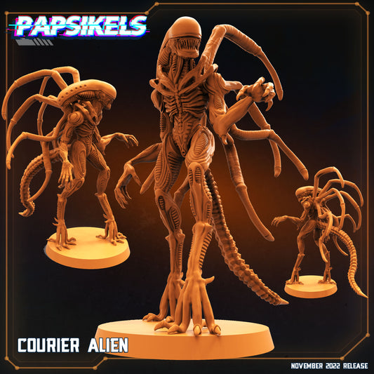 Gigerian courier alien