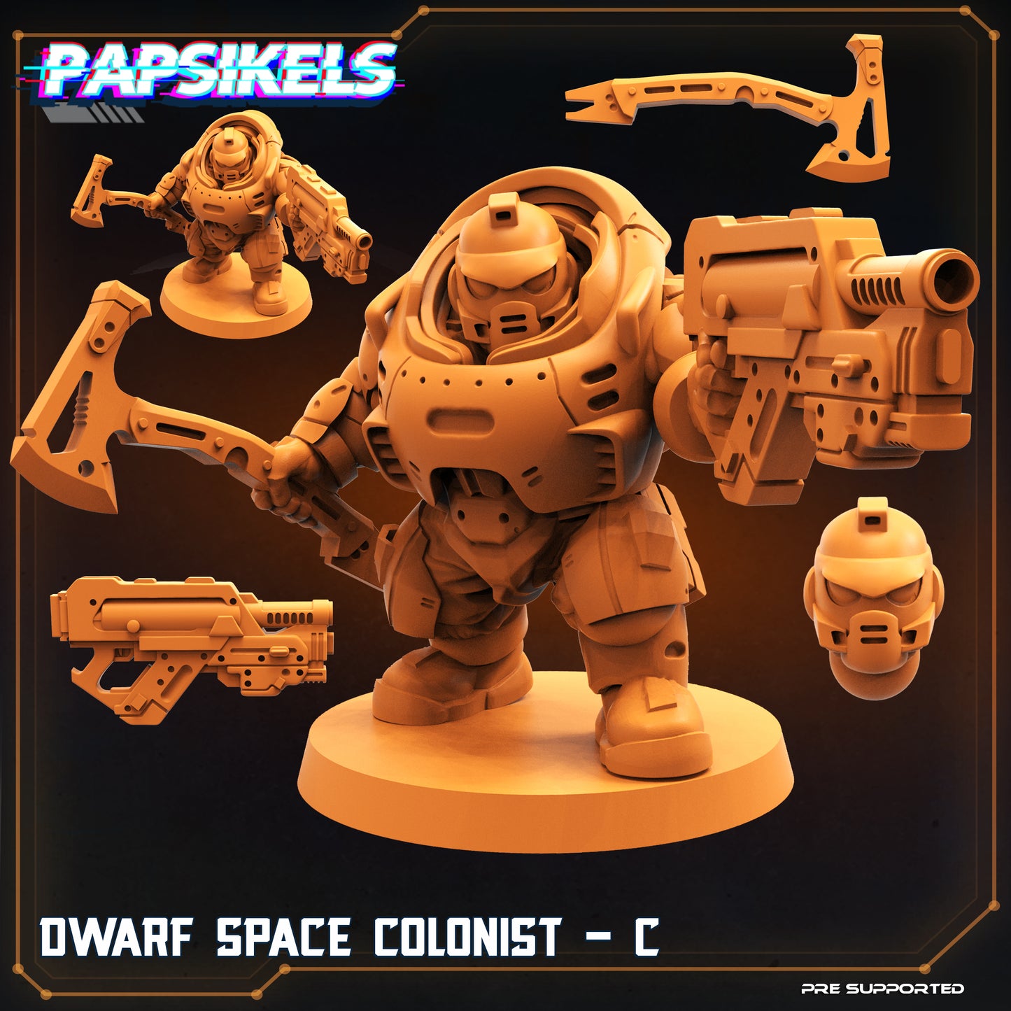 Space dwarf - Colonists