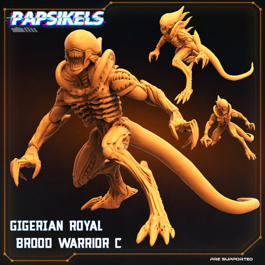 Gigerian royal brood warriors