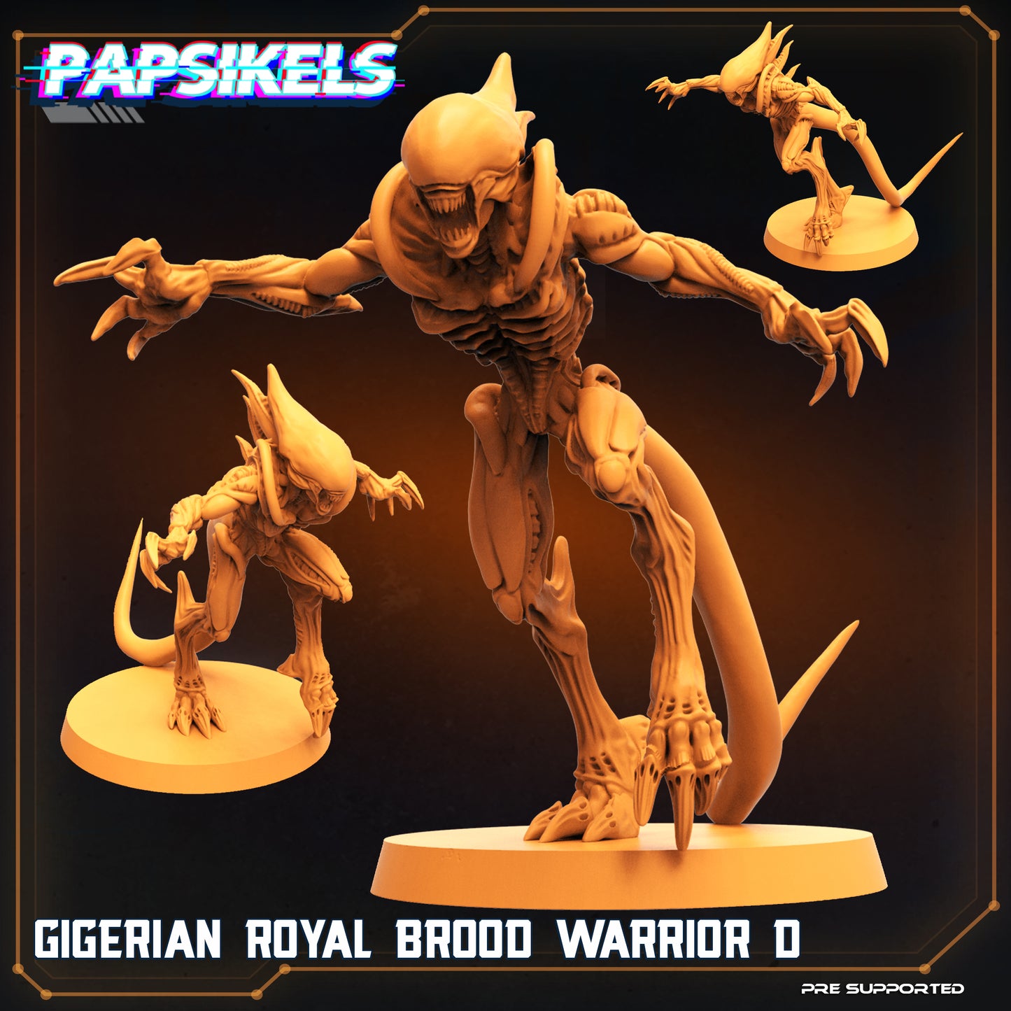 Gigerian royal brood warriors