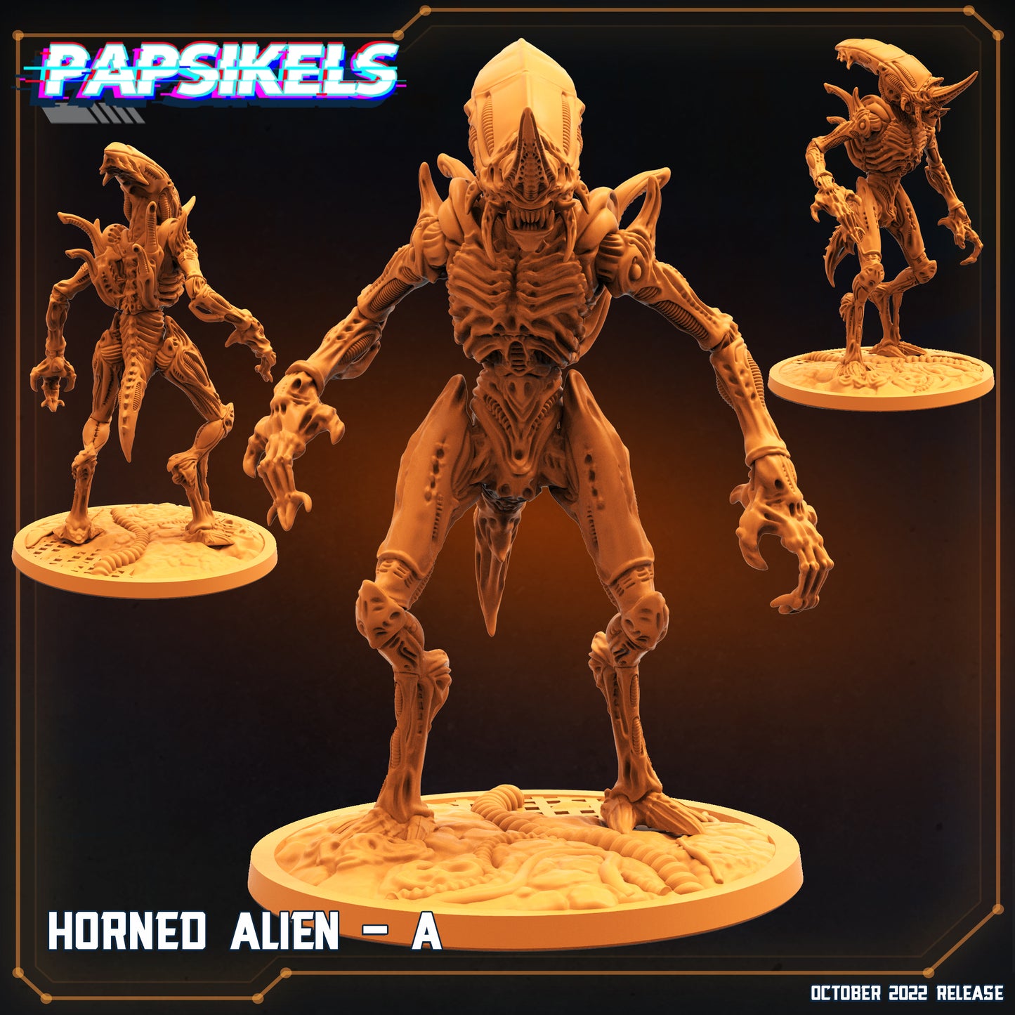 Gigerian horned aliens