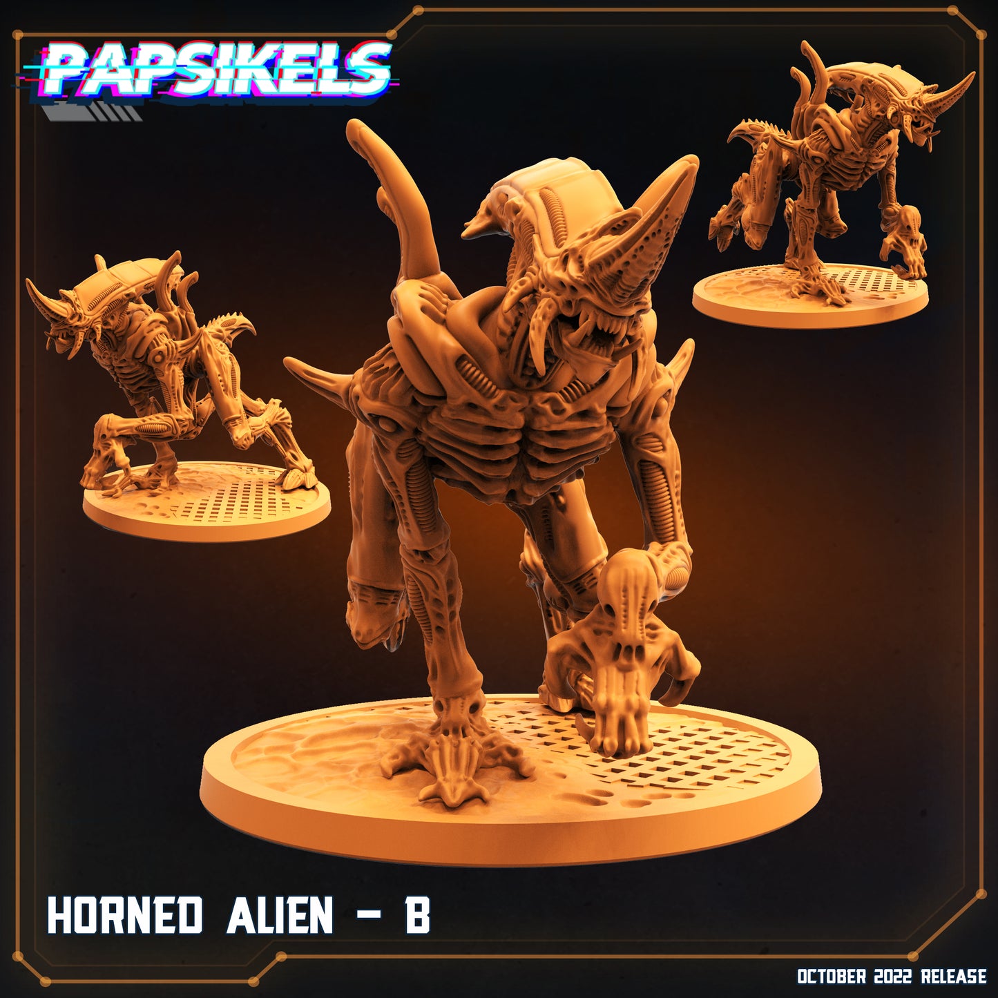 Gigerian horned aliens