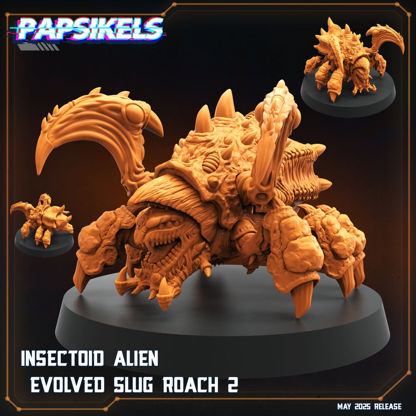 Insectoid slug roaches