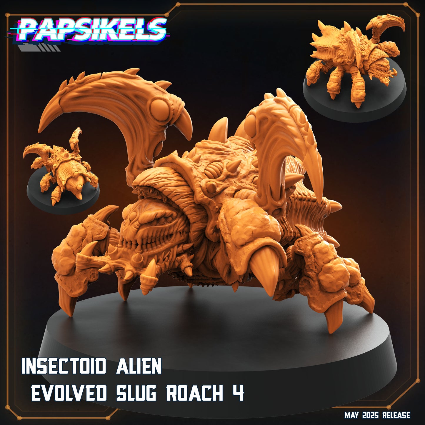 Insectoid slug roaches
