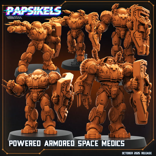 Powered suit armored medics