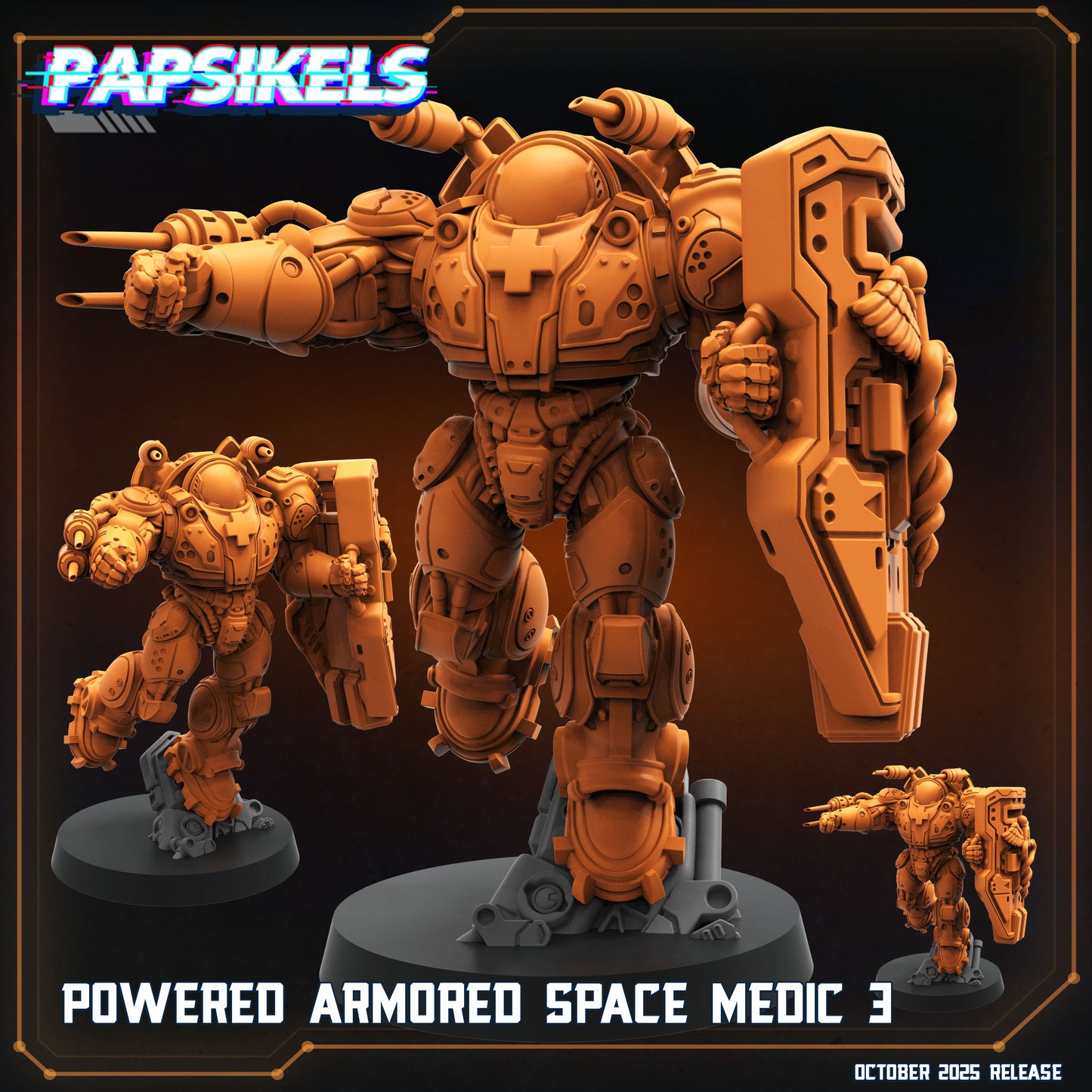 Powered suit armored medics