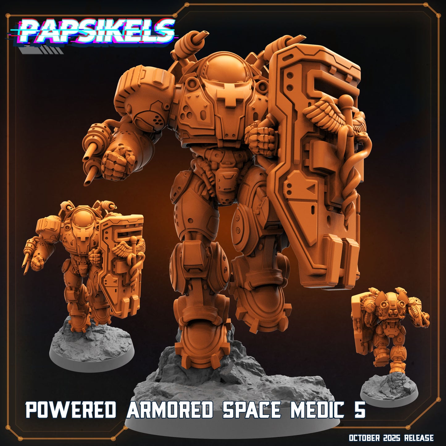 Powered suit armored medics