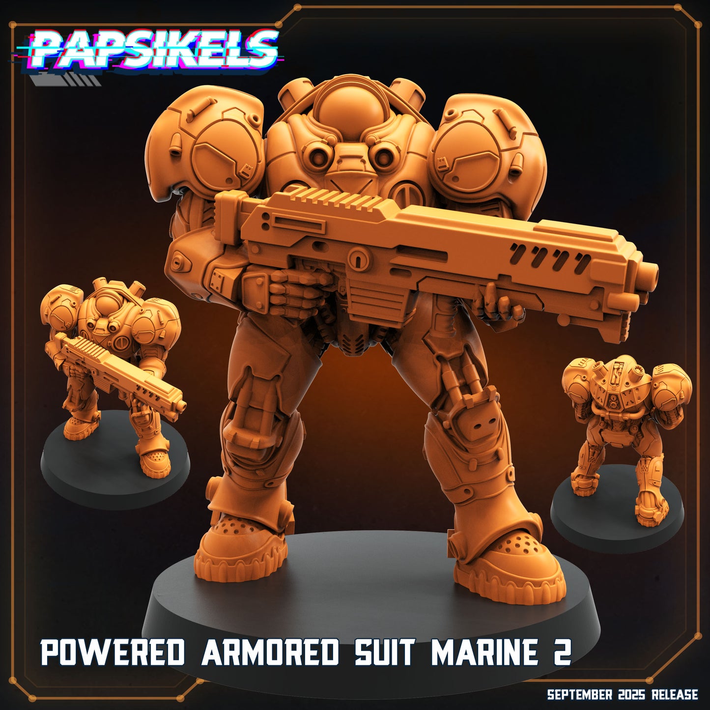 Powered suit armored warriors