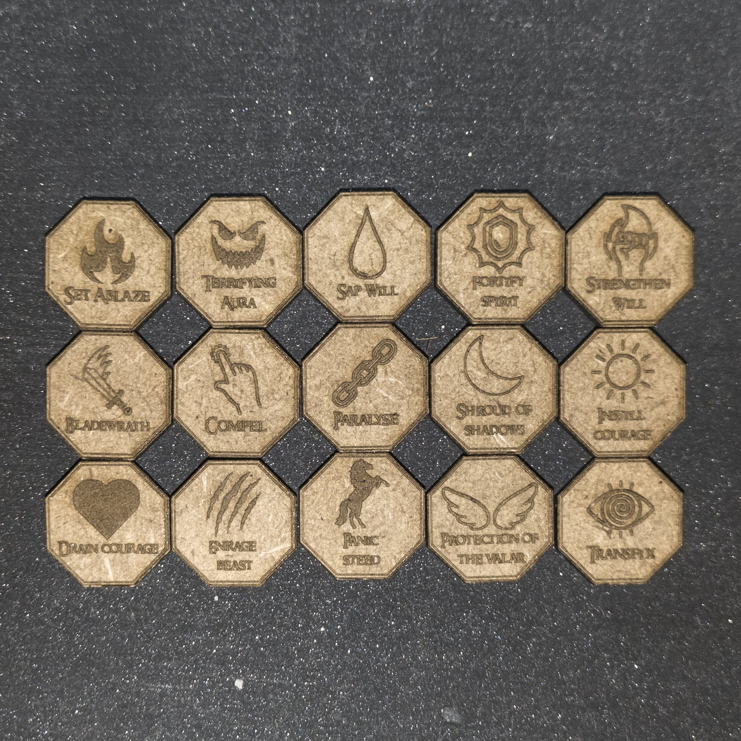 MESBG brikkar/tokens