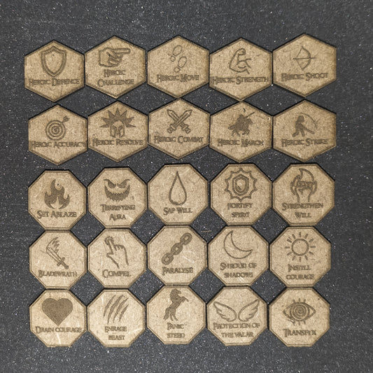 MESBG brikkar/tokens