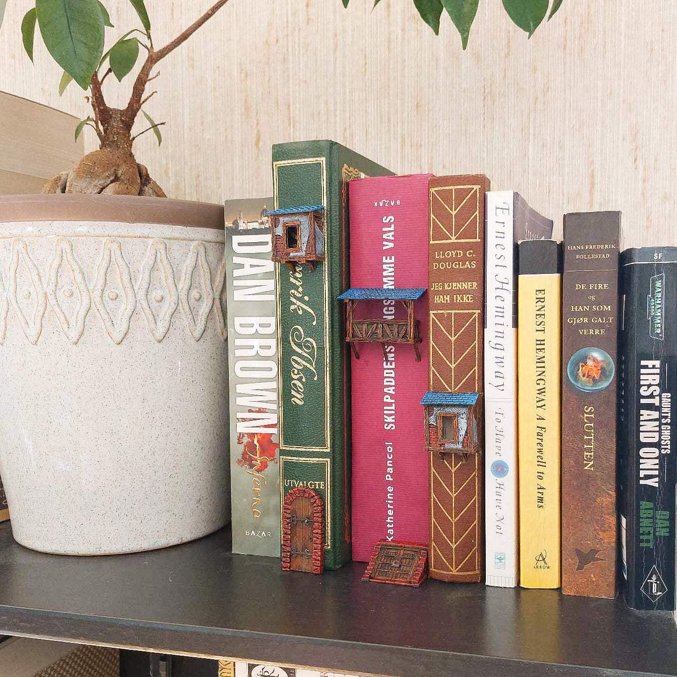 Book spine decoration