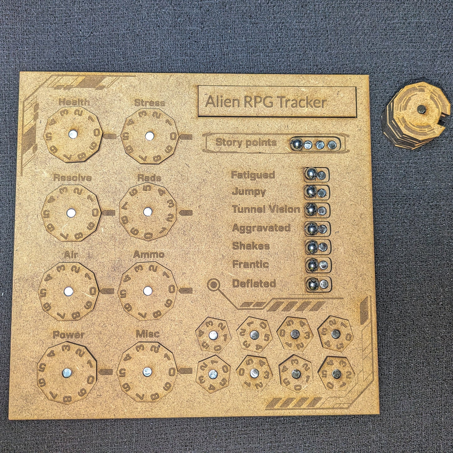 ALIEN RPG Character Tracker - Førehandsbestilling