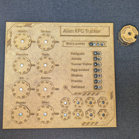 ALIEN RPG Character Tracker - Førehandsbestilling