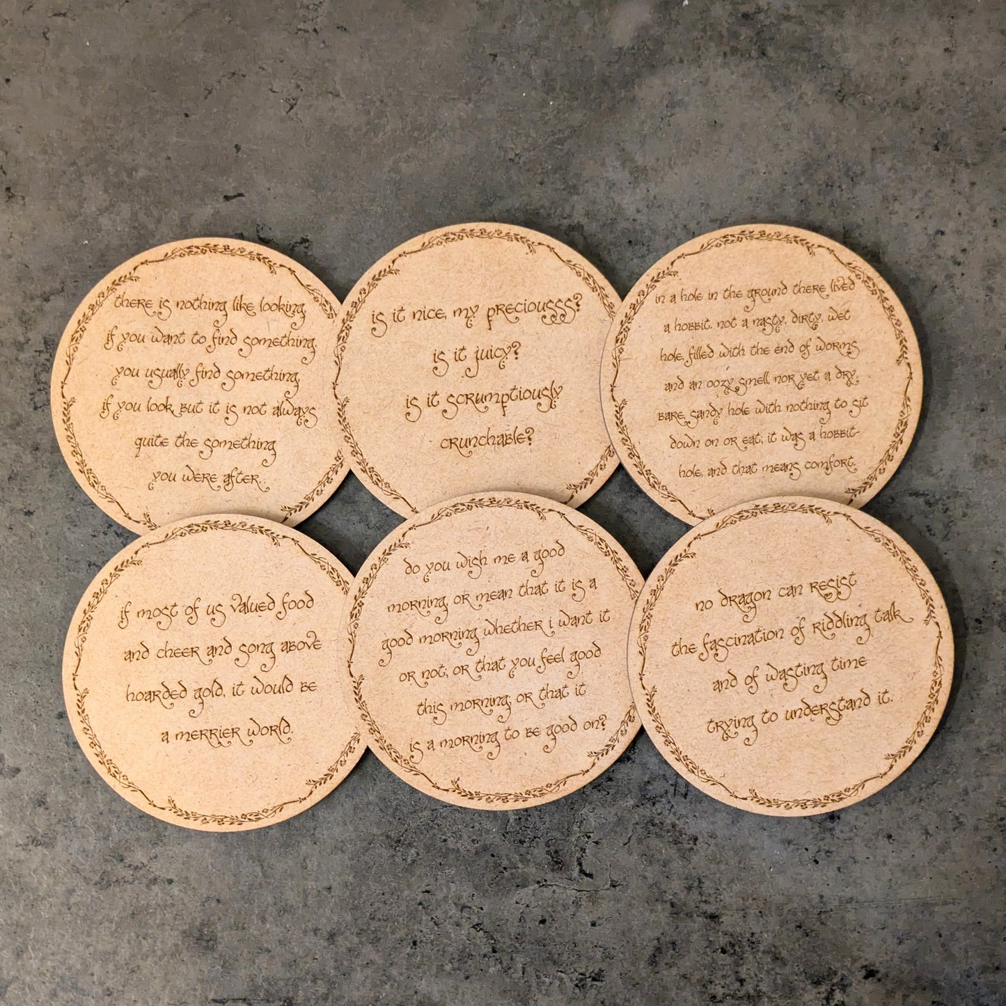 Drikkebrikke Hobbiten