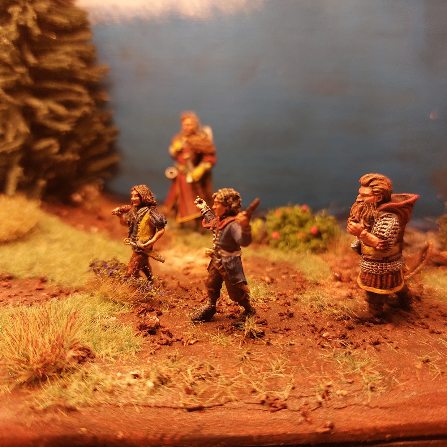 The fellowship travels